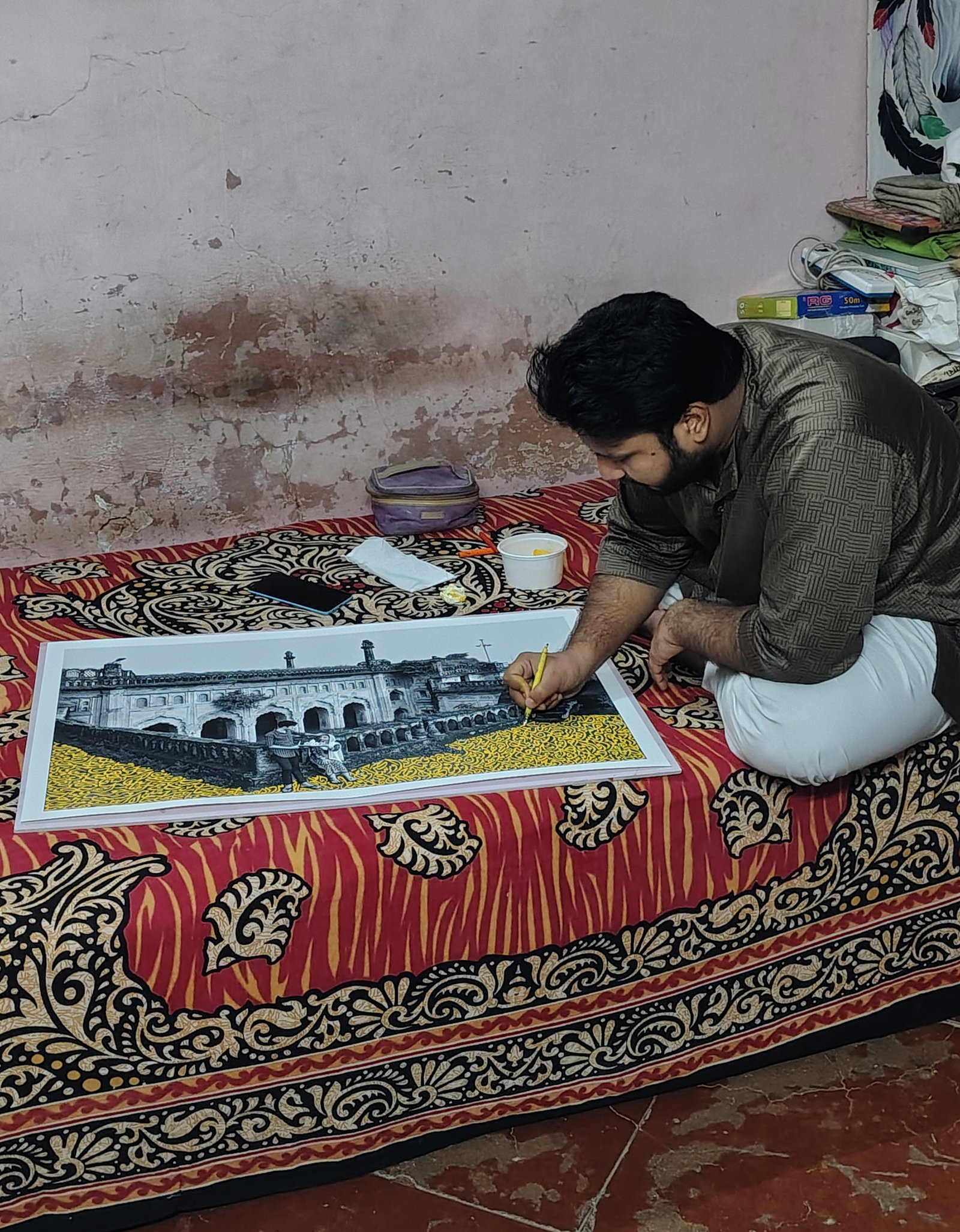 Making of Zarrēn Payaam-e-Urdu: The Aureate Message of Urdu — behind the scenes 16